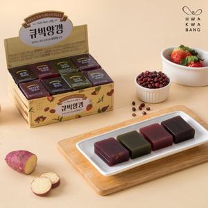 [화과방] 큐빅양갱 4종(40gx24개입), 쇼핑백증정