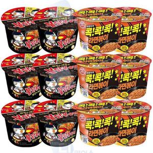 [JHM6Q51R_52EK]큰컵 불닭볶음면 컵라면 2종세트 12개