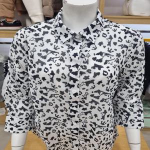 [루이까스텔]여성 전판 프린트 7부셔츠7LOSH437B