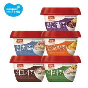 [동원]양반죽 285g 24개(야채죽,참치죽,호박죽,쇠고기죽,단팥죽)