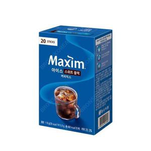 [맥심]동서 맥심 아이스 블랙 커피믹스 20T/쿨커피 아이스커피 (14334862)