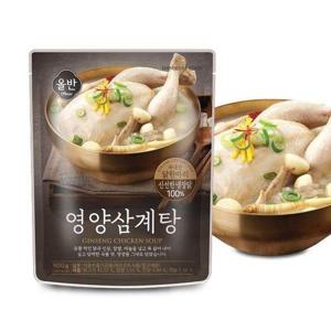 [올반]유황먹인 냉장닭 영양삼계탕 900g x 4팩