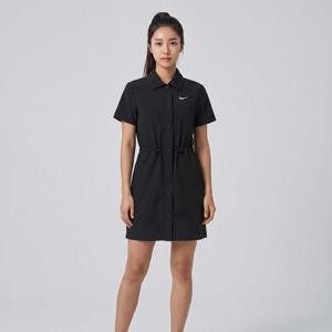 [나이키]나이키 여성 에브리씽 우븐 숏슬리브 미니 드레스  HJ1145 HJ1145-010