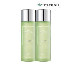 [김정문알로에]큐어 알로에 모이스트 카밍 토너 130ml 2개