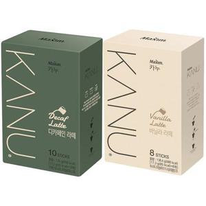 카누 디카페인 라떼 10T +  카누 바닐라 라떼 8T