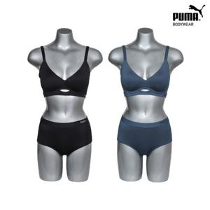 [푸마] 여성 올매쉬 브라팬티 3차 2세트(네이비,블랙)(PMFXIAP33)