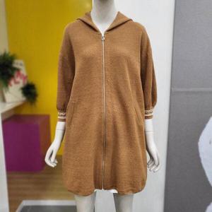 [베네통]베네통 자수 패치 롱니트 가디건 BAKC03341 BR_DJ
