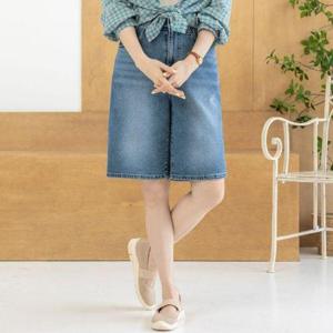 [디얼마미]링사 데님 반바지 /마담 미시 중년 여성 빅사이즈 40대 50대