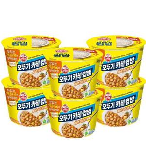 오뚜기 카레 컵밥 320g 6개/컵밥 덮밥 즉석밥