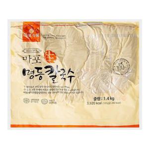 (주문생산) 마포식품 명동칼국수 1.4kg 꽈배기 생면