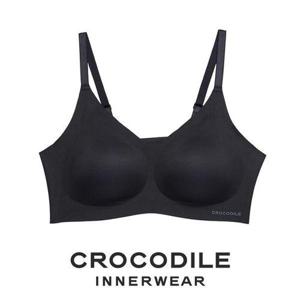 [크로커다일 이너웨어]에어로쿨 인견쉘론 스트랩 심리스브라 1종 CDWBR6M15T