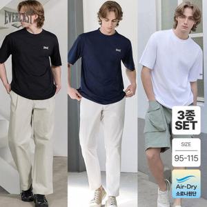 3종세트 에버라스트 여름 남성 복원력이 우수한 냉감 소로나 반팔티셔츠 6컬러 Bon-2654s3
