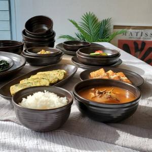 옹기종기 플레이트 전통 한식기 공기 대접 6인조 12P (공대세트)