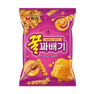 스낵 농심 꿀꽈배기 90g 10개
