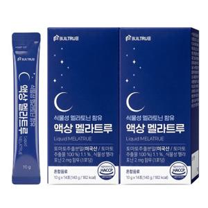 [빌트루] 식물성 멜라토닌 함유 액상 멜라트루 2박스 (총 28포)