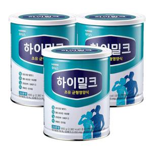 일동후디스 하이밀크 초유 균형영양식 (성인분유) 3캔