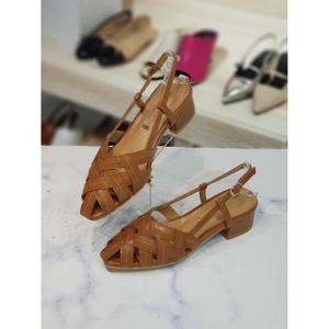 한슈 세이브존06 슬림 위빙 스트랩 슬링백 미들힐 HS149000vn