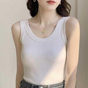 [오노마] ONM 여자 여름 나들이 여행 룩 베이직 골지 유넥 나시티
