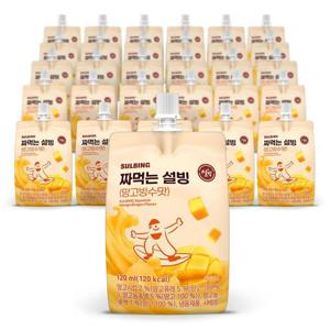 설빙 아이스크림 짜먹는 슬러시 망고맛 120ml  30개