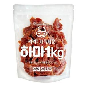 강아지 오리 도넛링 1kg 1P 영양 사사미 육포 간식 (WFG3TNK)