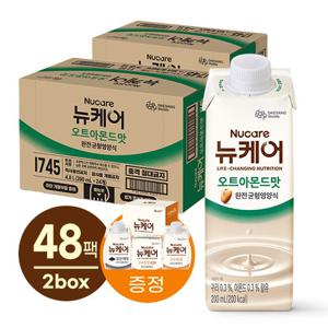 [대상웰라이프] 뉴케어 오트아몬드맛 (200mlx24팩) 2박스+체험팩증정