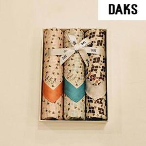 [닥스ACC]DKO302_남녀3매 나염 손수건 세트