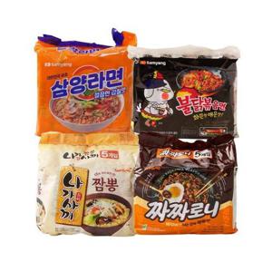 삼양 혼합 삼불나짜 20개입 (삼양+불닭+나가사끼+짜짜)
