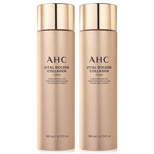 AHC 바이탈골든 콜라겐 토너 140ml 2개 / 수분토너 탄력케어 피부광채