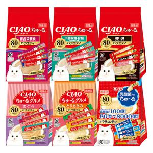 이나바 챠오츄르 14g x 80P 버라이어티 고양이간식