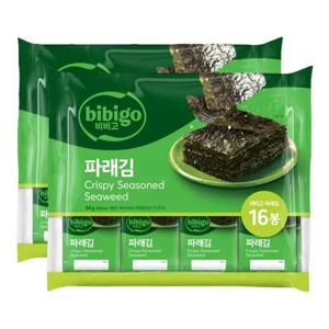 [CJ]비비고 파래김 (4g 16봉) x2개 /총32봉