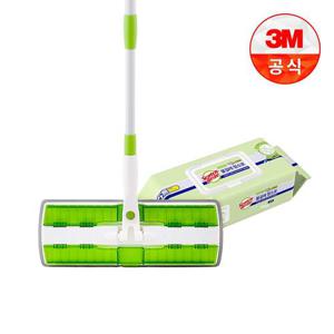 [3M]클립형 막대걸레+베이직 물걸레 30매