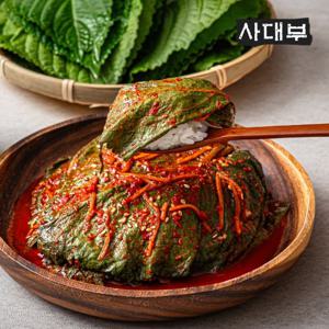 사대부 맛있는 깻잎김치 500g x2팩(국내산 깻잎 전라도식 밥도둑 반찬)