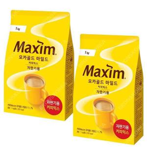 동서 맥심 모카골드 마일드 1kg 2개 자판기용 커피믹스