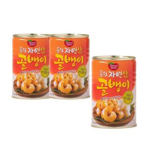 동원 자연산 골뱅이 400g x3캔 통조림