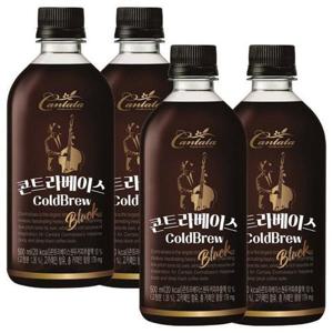 롯데 칸타타 콘트라베이스 블랙 500ml x  24PET