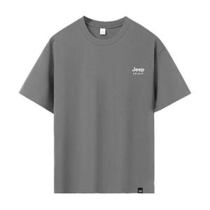 [지프]JEEP SPIRIT 고중량 실켓코튼 데일리티셔츠 그레이
