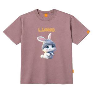 엘라모 라모래빗 반팔 티셔츠 남녀공용 빅사이즈 S~4XL