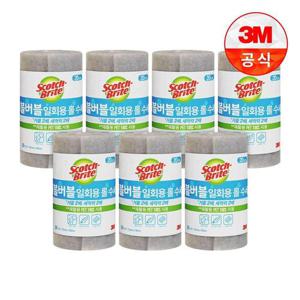 갤러리아_[3M]버블버블 일회용 롤수세미 1Roll(20장) x 7개