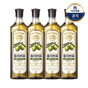 [사조 대림]해표 올리브유 900ml x4개