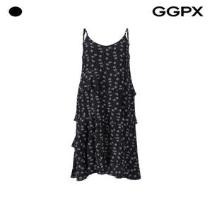 [GGPX]플라워 뷔스티에 티어드 원피스 (GQ6OP051F)