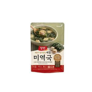 동원 양반 백합 미역국 460g x 8개 HW