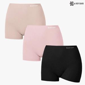 [보디가드]보디가드 심리스팬티 무봉제 네모팬티 편한 사각 여성드로즈팬티 세트