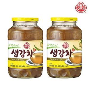 [오뚜기]오뚜기 LIGHTJOY 당을줄인 생강차 500g X 2개 액상차 (42877661)