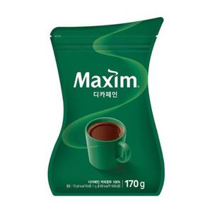 [맥심]동서 맥심 디카페인 170g 리필 블랙 알커피 홈카페 (13080838)