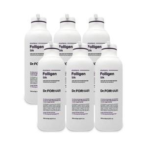 닥터포헤어 폴리젠 실크 샴푸 손상 모발용 500ml 6개 Ss