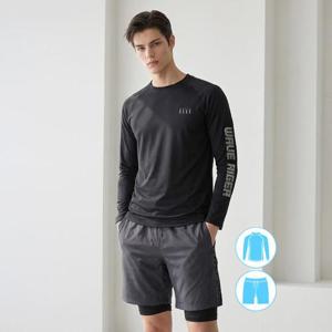 베이직엘르 남성인 래쉬가드 비치반바지 워터레깅스 세트 BEM-Z904K