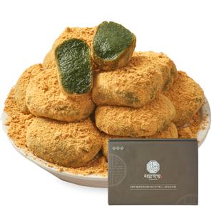 [하람떡방] 개별포장 굳지않는 해풍쑥 쑥인절미 2kg + 콩고물증정
