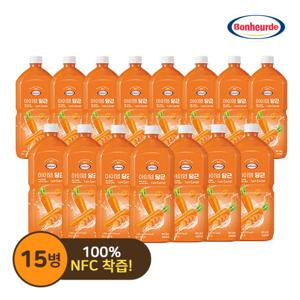 [50% 세일] NFC 착즙 보넬드 아이엠 당근 15병 (1L X 15병)