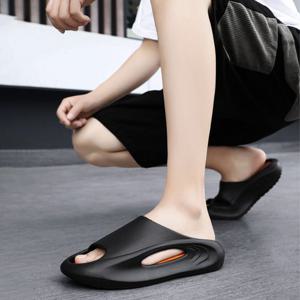 가벼운 아치형 커브 슬리퍼 키높이 사무실 층간소음 방지 오렌지블랙 275 F333