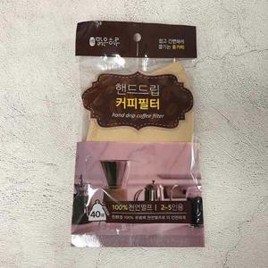 맑은 하루 핸드 드립 커피 필터 드립커피필터 40매